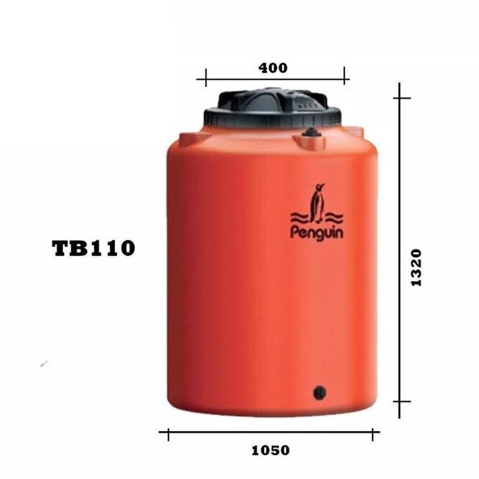 Diskon Toren Air/Tangki Air Tandon Pinguin Tb 110 Isi 1050 Liter (Original)