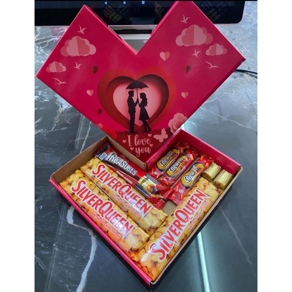 Hampers Coklat Love Valentine Kado Ulang Tahun Aniversary Wisuda Cewek Cowok Unik