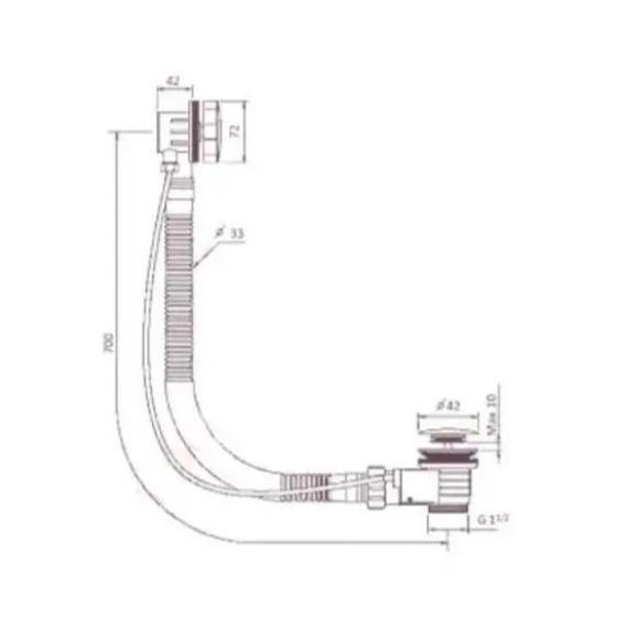 Diskon Bathtub Bak Mandi Toto Fb1700-80N (Include Handle, Afor)  / Bathtub Toto Fb1700-80N/Bak Mandi
