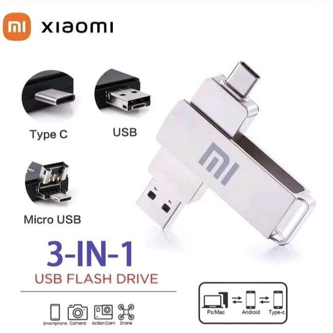 gabelans.clons - flashdisk usb xiaomi 2tb original 3 in 1 type c 1tb penyimpanan storage