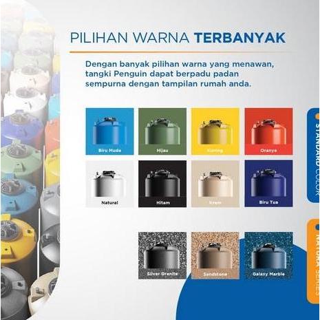 Miliki Tangki / Tandon / Toren Air Merk Penguin Tipe Tb 120 (1200L)