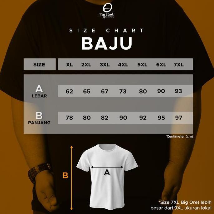 Mobilan / Big Oret Kaos Big Size Termurah