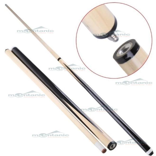 best sale tongkat biliar 57" 1/2 ujung 12.5mm permainan latihan kolam kayu stik biliar - stick billi