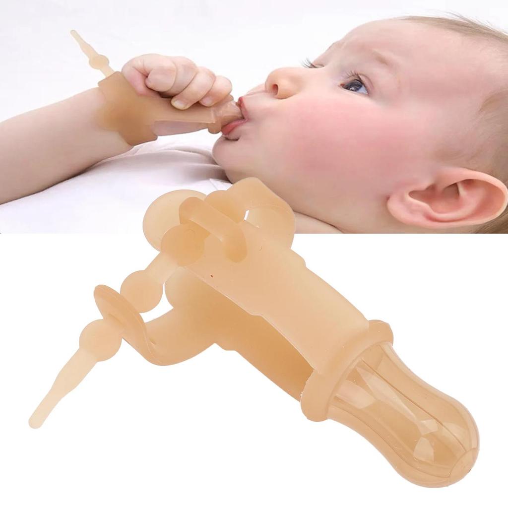 Thumb Guard Infants Thumb Sucking Stop Baby Thumb Sucking Stop Adjustable Thumb Guard Soft Silicone 