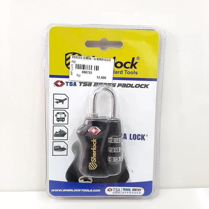 GEMBOK KOPER GEMBOK KODE SHERLOCK