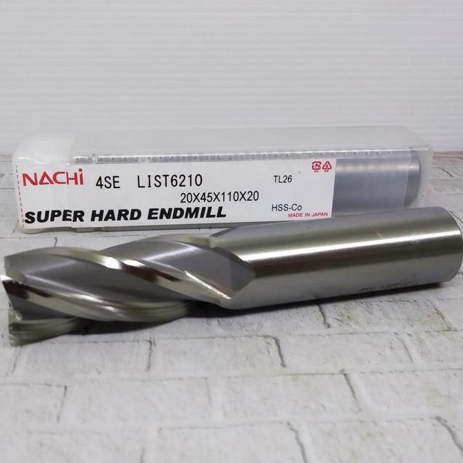 Endmill 20 mm HSS original Nachi Japan baru..Endmill 20mm murah