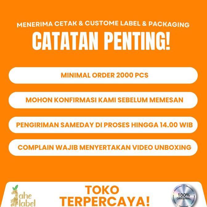 Ready stock STICKER QC CHECKED, STIKER QC PASSED LABEL QUALITY CONTROL 1000 PCS