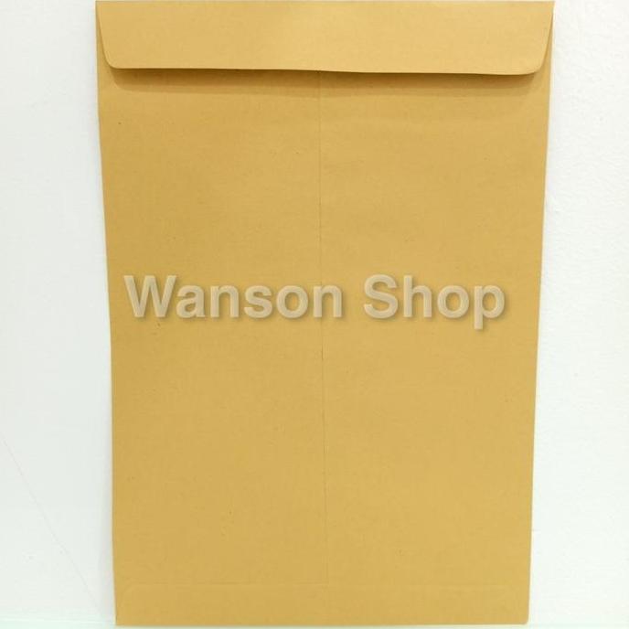 Sandto- Amplop Coklat F4 Folio 100Pcs / Amplop Coklat Folio Isi 100Pcs