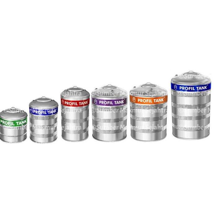 Terjangkau Tangki Air Stainless Profil Datar Ps 700 D Toren Tandon 560 Liter