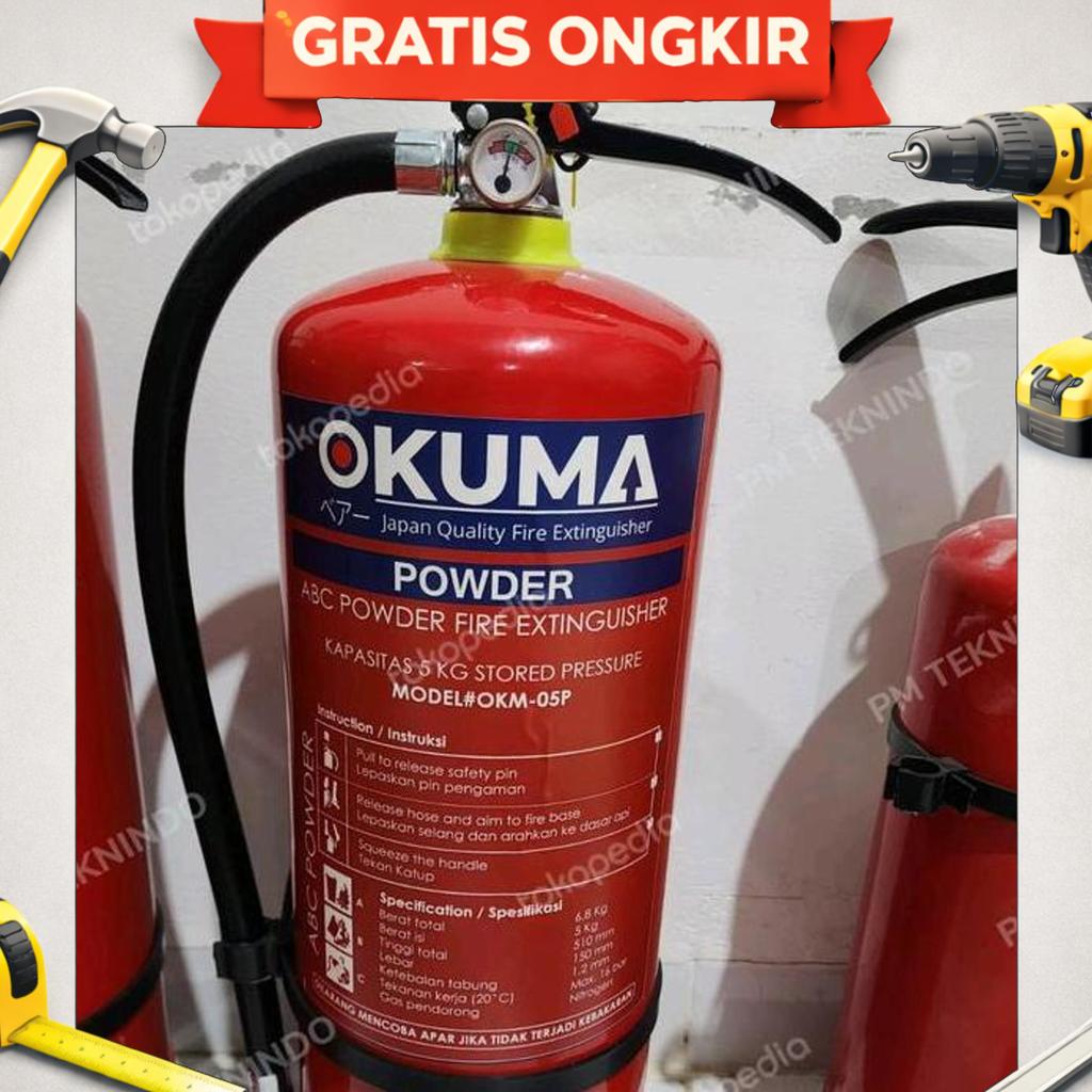 Okuma - 02P Powder 2Kg Tabung Alat Pemadam Api Ringan Apar Kebakaran