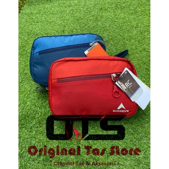 Tas Eiger Pivot 6323 Multi Purpose Personal Pouch Hand Bag Clutch Outdoor Original Red