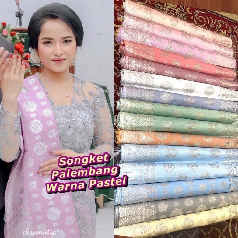 BEST DEALS SUPER TOP TERLARIS SONGKET PALEMBANG TERMURAH , RAGAM MOTIF SONGKET ATBM /SONGKET TENUN M