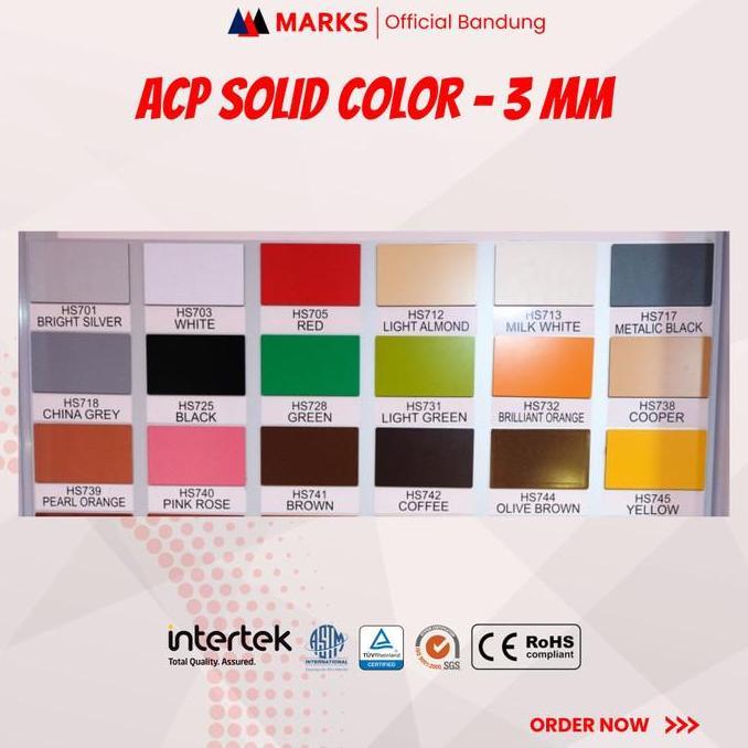 Marks ACP PE 0.10 Interior 3 mm Solid