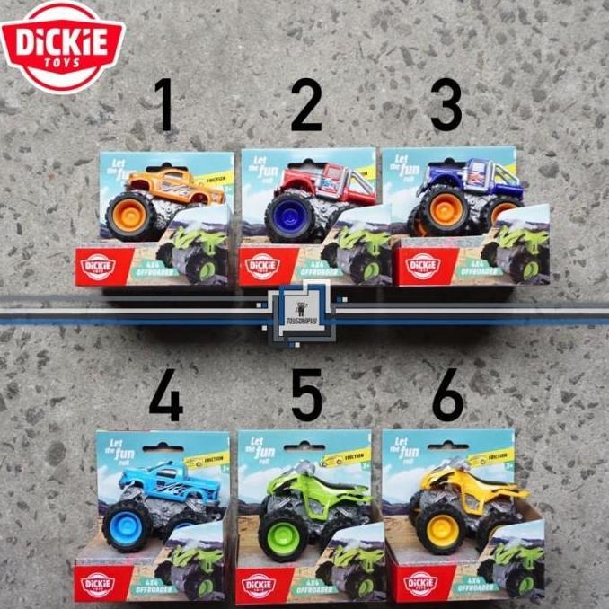 Dickie Toys 4 X 4 OFFROADER Friction Monster Truck Jam
