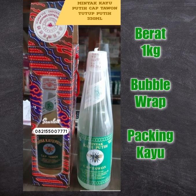 Minyak Kayu Putih Cap Tawon Tutup PUTIH Super 330ml DEL