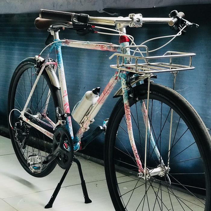 Rak Depan Sepeda / Rak Medium Pagar / Rak Sepeda - Stainless Original Dan Terpercaya