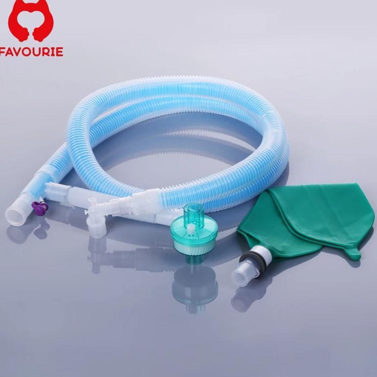 FAVOURIE Professional Disposable Anesthesia Breathing Circuit  Coaxial Kit Breathing Circuit