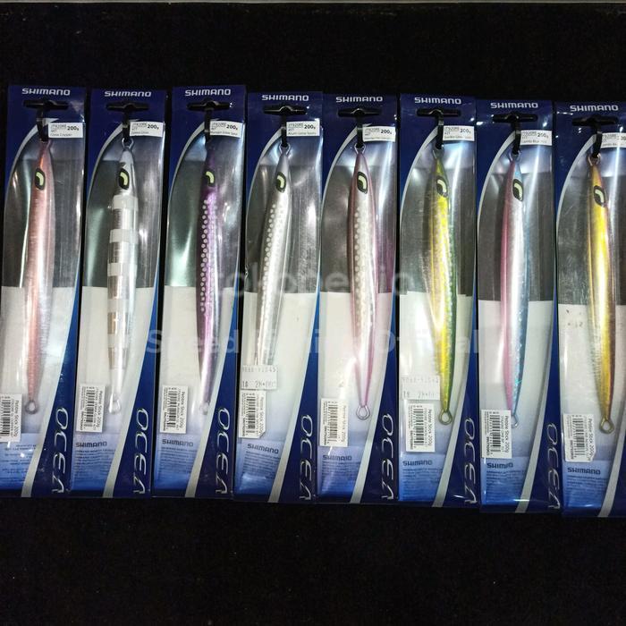 (Terbaru) Metal Jig Shimano Ocea Stinger Butterfly Pebble Stick 200 260 350 Gram Bestseller