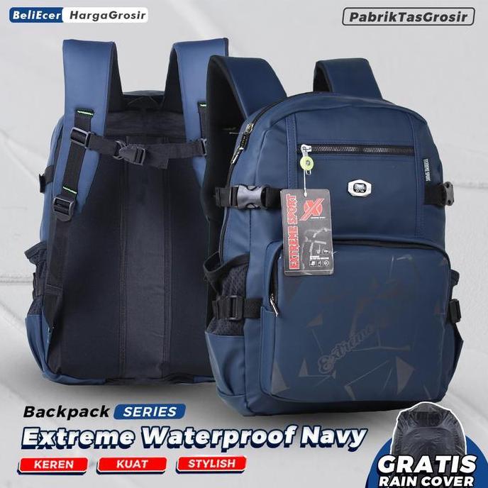 Termurah / Hot Sale Tas Ransel Backpack Gendong Anak Sekolah Pria Cowok Sd Smp Sma Kuliah Extreme Wa