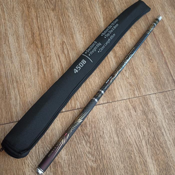 (Diskon) Tegek Iguruai Toray Tn 360 450 Carbon X-Cross Pole Rod Bestseller