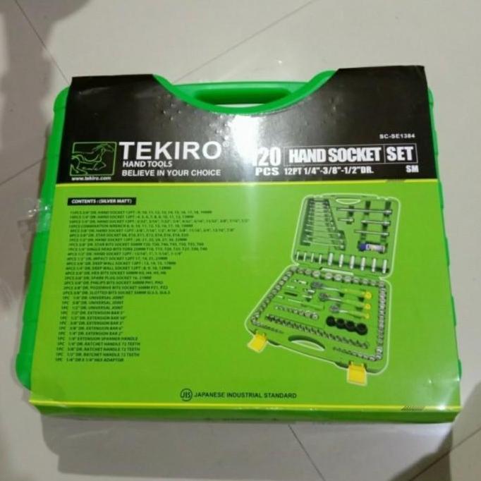 KUNCI SOK SET 120 PCS TEKIRO HAND SOCKET SET TEKIRO 120PCS