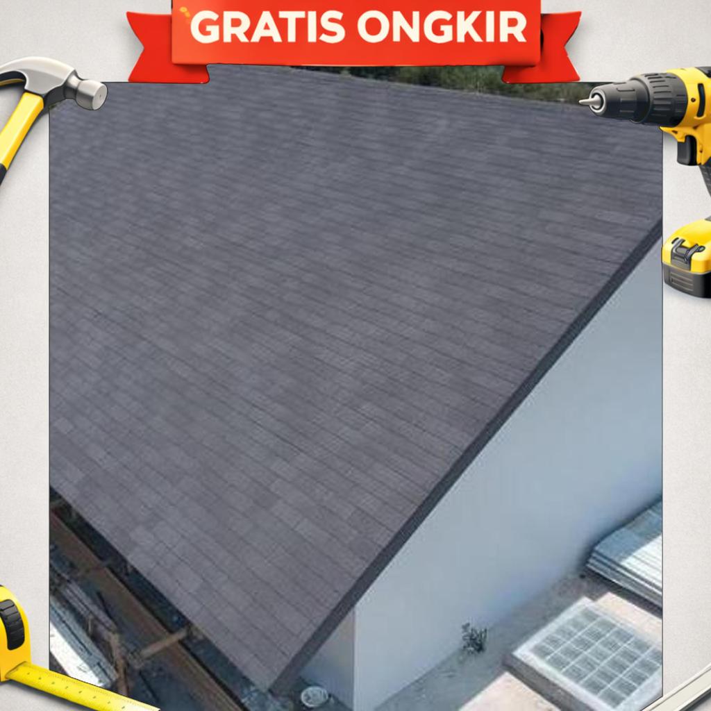 Genteng Atap Bitumen Aspal Cti Type Ct 3 Rectangular (Kemasan 2,32M2)