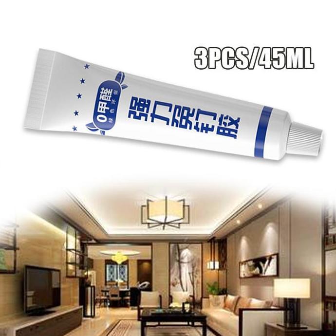 CARFST 45ml Lem Dinding Cepat Kering dan Kuat Lem Pengganti Sekrup yang Tahan Air dan Anti Jamur Lem