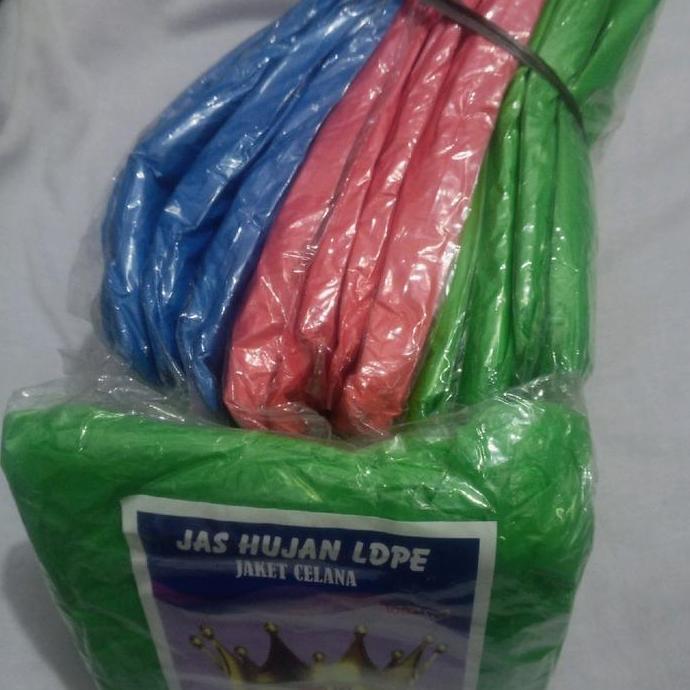 Shiftx- 12Pcs Jas Plastik Stelan Atas+Bawah Jas Ujan Urgent Harga Perlusin Bisa Jual Lagi