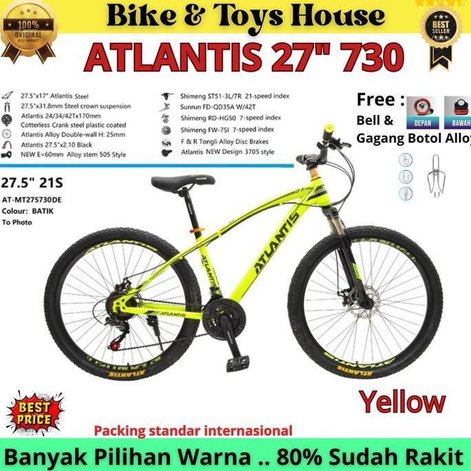 Terlaris Jne,Sicepat - Sepeda Gunung Atlantis Mtb At Mt 27.5" 69G 21S