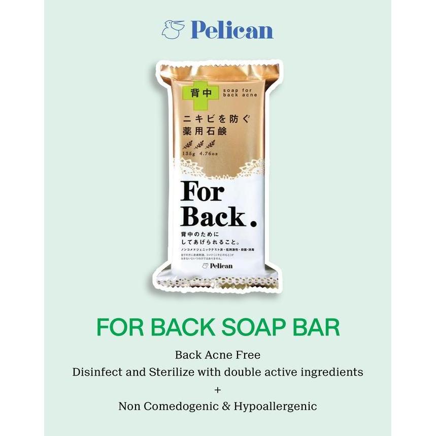 Yupp- Pelican For Back Soap Bar Acne Free Original Japan
