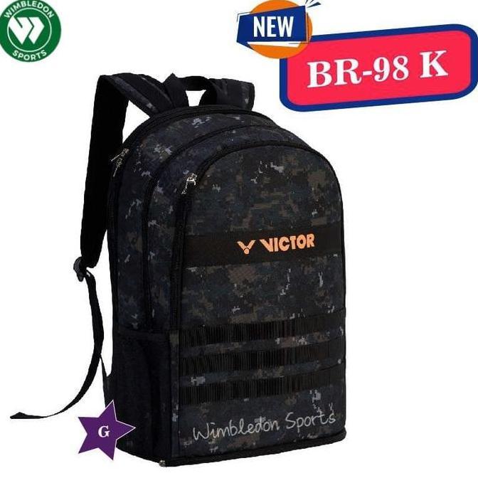 Tas Badminton Backpack Victor BR 98K G / Ransel VIcto BR98K G ORI