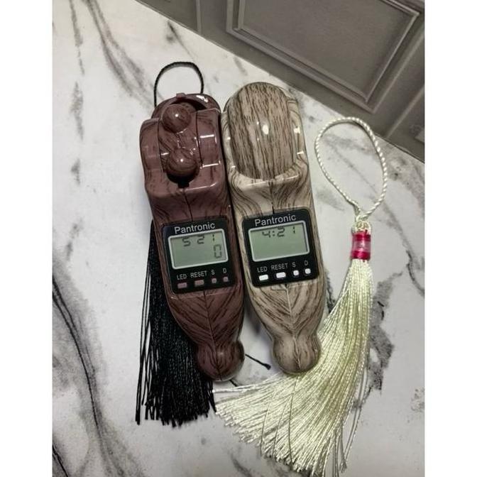 Termurah / Hot Sale Ready Termurah Tasbih Digital Motif Kayu Layar Nyala Tasbih Digital Pantronic Ae