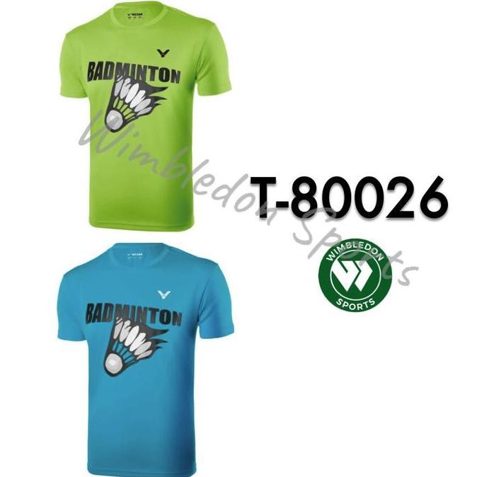 NEW Kaos Badminton Victor T-80026 / Kaos Victor T80026 ORIGINAL VICTOR