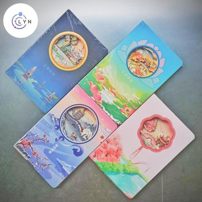 New | [ Notes Craft Art 3D Notebook ] Buku 3 Dimensi 3D Book - Hangzhou Series