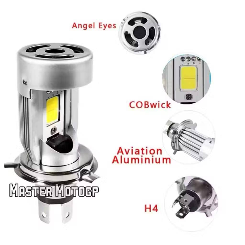 bohlam led kipas H4 COB CHIPS tss racing premium LED kipas vixion byson verza lama innova viar cbr k