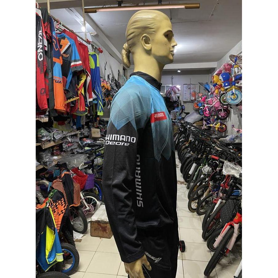BAJU JERSEY SEPEDA SHIMANO GC SINGLE TREK ROADBIKE BALAP MTB LIPAT NEW