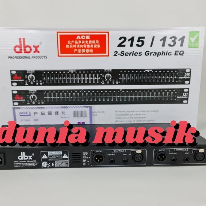 Singover- Equalizer Dbx 215 Dbx215 Dbx 215