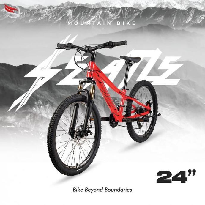Terlaris Sepeda Gunung Mtb Remaja Alloy 24 Element Seatle