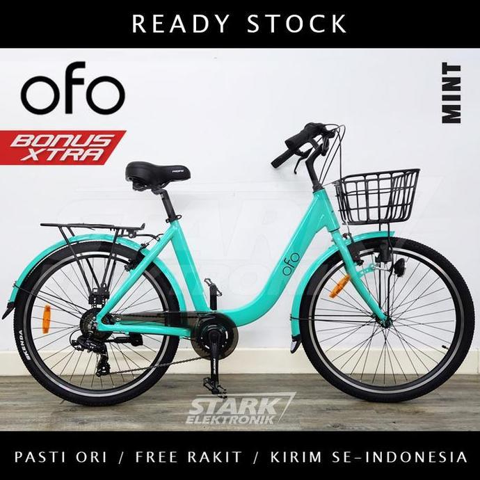 Terlaris Pacific Ofo Sepeda Keranjang City Bike