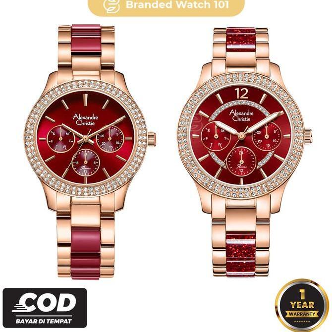 JAM TANGAN WANITA ALEXANDRE CHRISTIE AC 2914 AC2914 2914 GARANSI RESMI 1 TAHUN STAINLESS KODE 1127