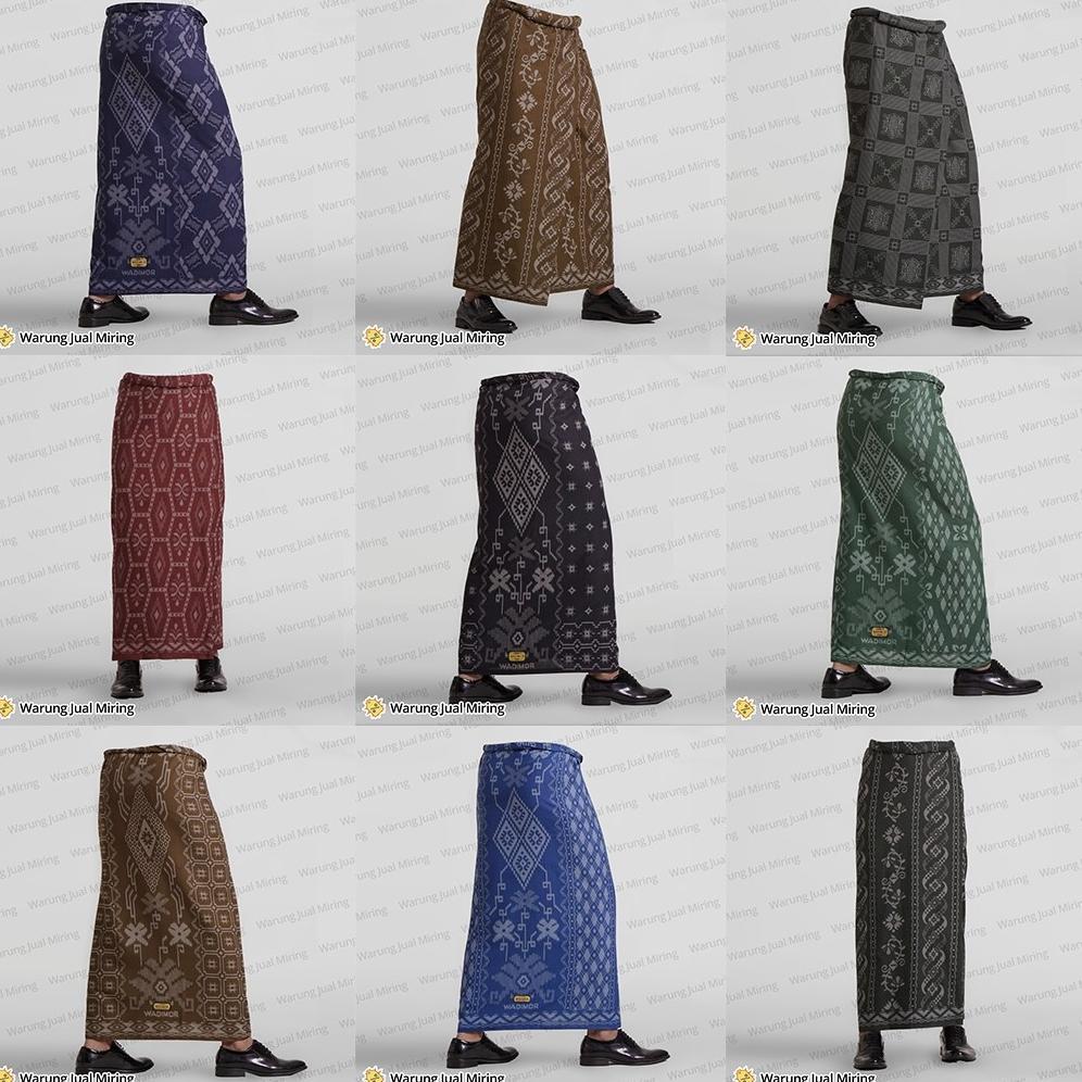 Gratong Sarung Wadimor Motif Bali Pria Kain Tenun Samping Songket Batik Tradisional Premium Dewasa L
