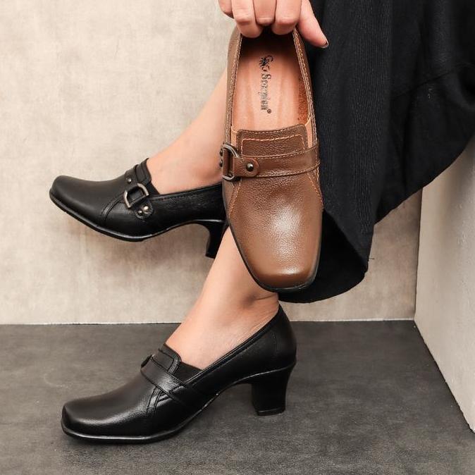 Termurah / Hot Sale Original Scorpion 950 Sepatu Formal/Casual/Pantofel Wanita Bahan Kulit