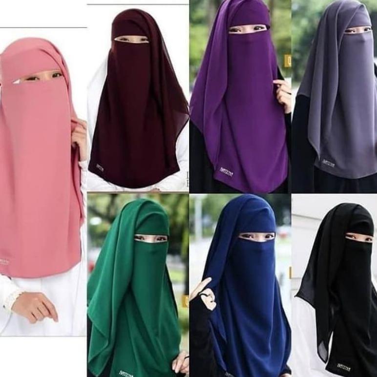 CADAR NIQAB YAMAN SAVIRA MINI/ NIQAB YAMAN MESIR TERMURAH TER BEST SELLER/ Niqab Dewasa 29 Variasi W