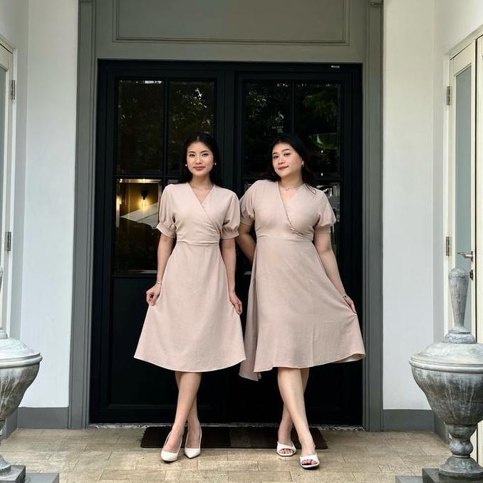 Ftx- Daphne Dress / Korean Dress / Dress Big Size / Dress / Gaun / Dress Hijab / Dress Midi / Korean