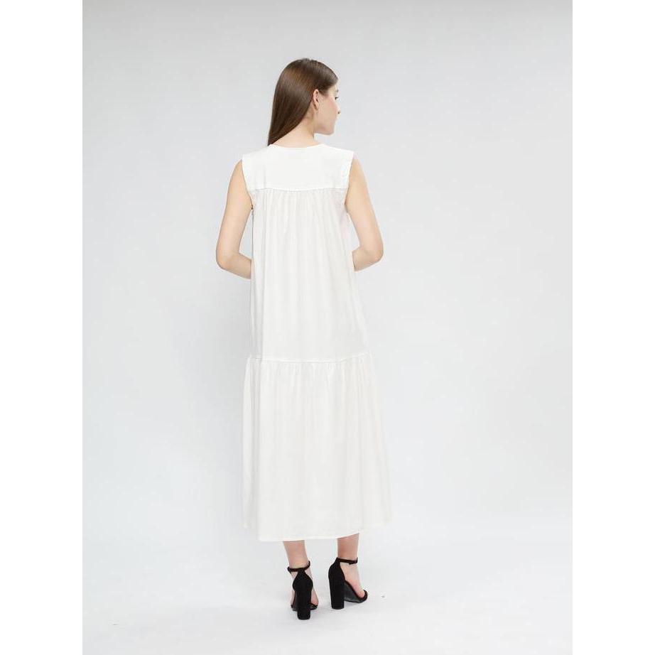 Ftx- Genka - Dress Panjang Tanpa Lengan Yura Korean Style