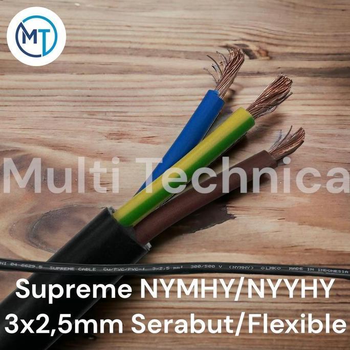 Nyyhy 3X2.5 Mm Supreme / Kabel Serabut 3X2.5 / Nyyhy 3 X 2.5 Mm Sp