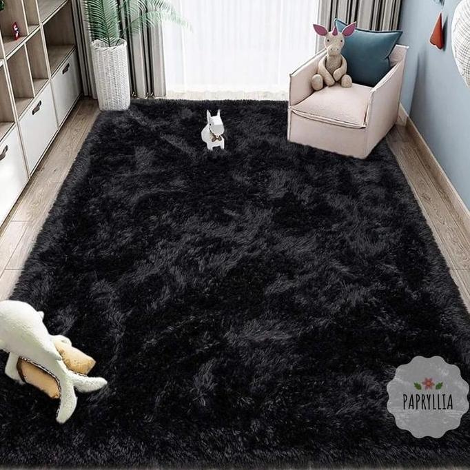 Spesial Karpet Bulu Rasfur Karpet Lantai Kasur Bulu 200X150Cm + Busa Tebal