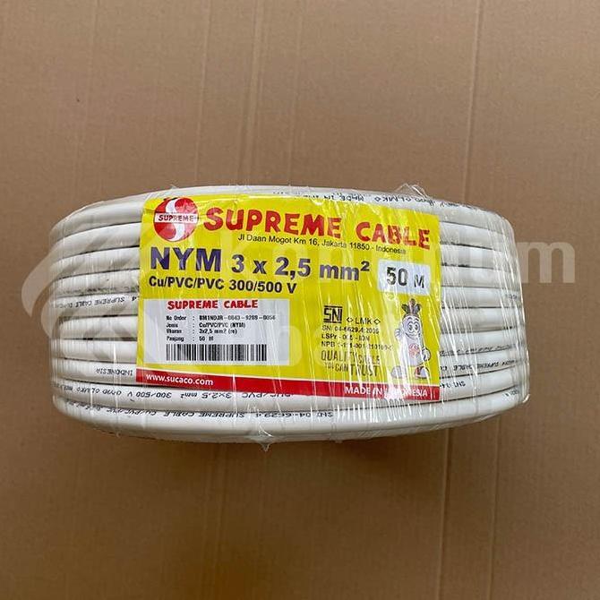 Kabel Listrik Supreme Nym 3 X 2.5 Mm 3 X 2,5 Mm | Per Meter