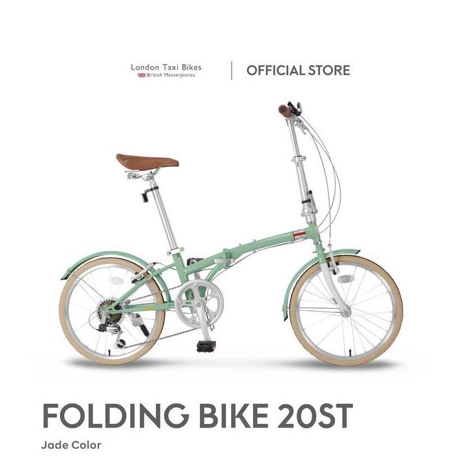 Terlaris Sepeda Lipat London Taxi Folding Bike 206S - Jade