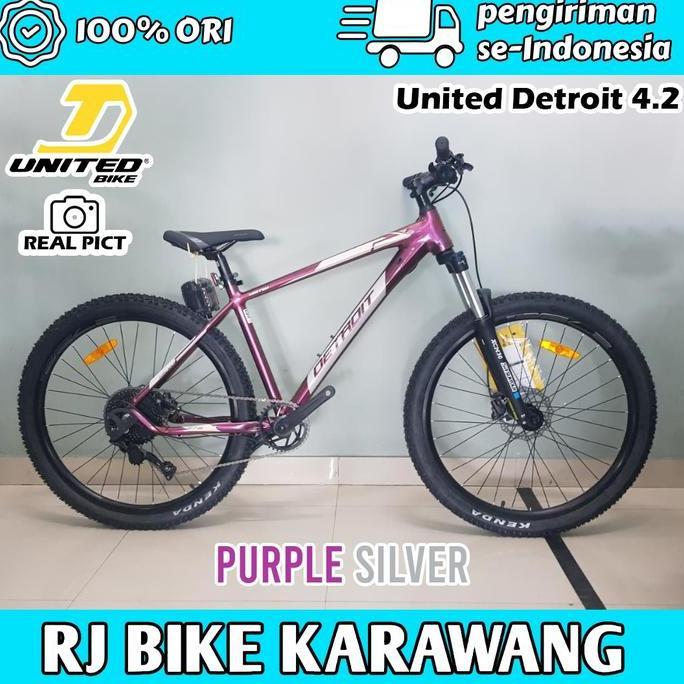 Terlaris Sepeda Gunung United 27.5" Detroit 4.2 Garansi Resmi